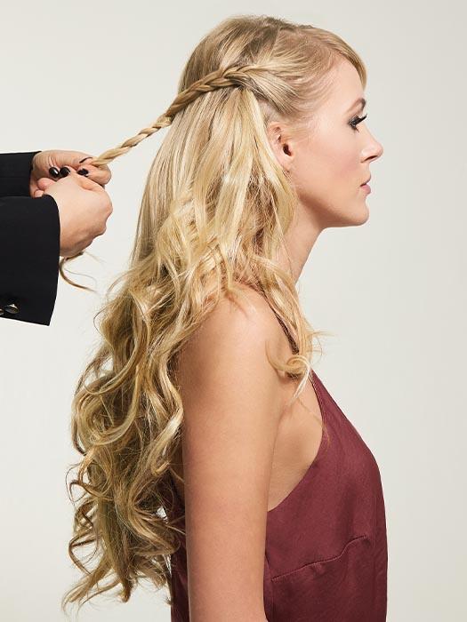 20 Invisible HF Synthetic Hair Extensions (1 Piece) | Halo - Image 9