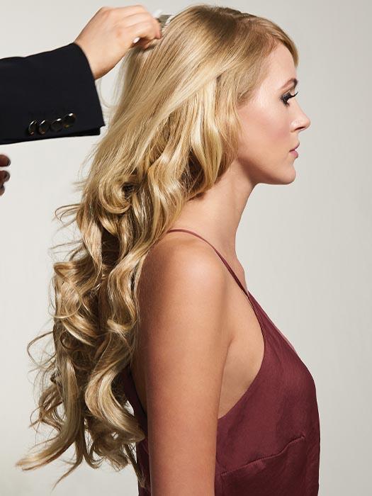 20 Invisible HF Synthetic Hair Extensions (1 Piece) | Halo - Image 8