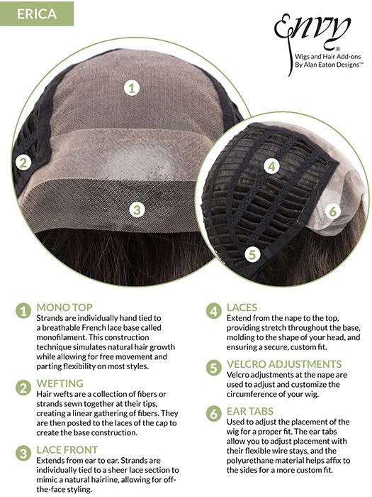 Erica | Human Hair / Synthetic Blend Lace Front Wig (Mono Top) - Image 10