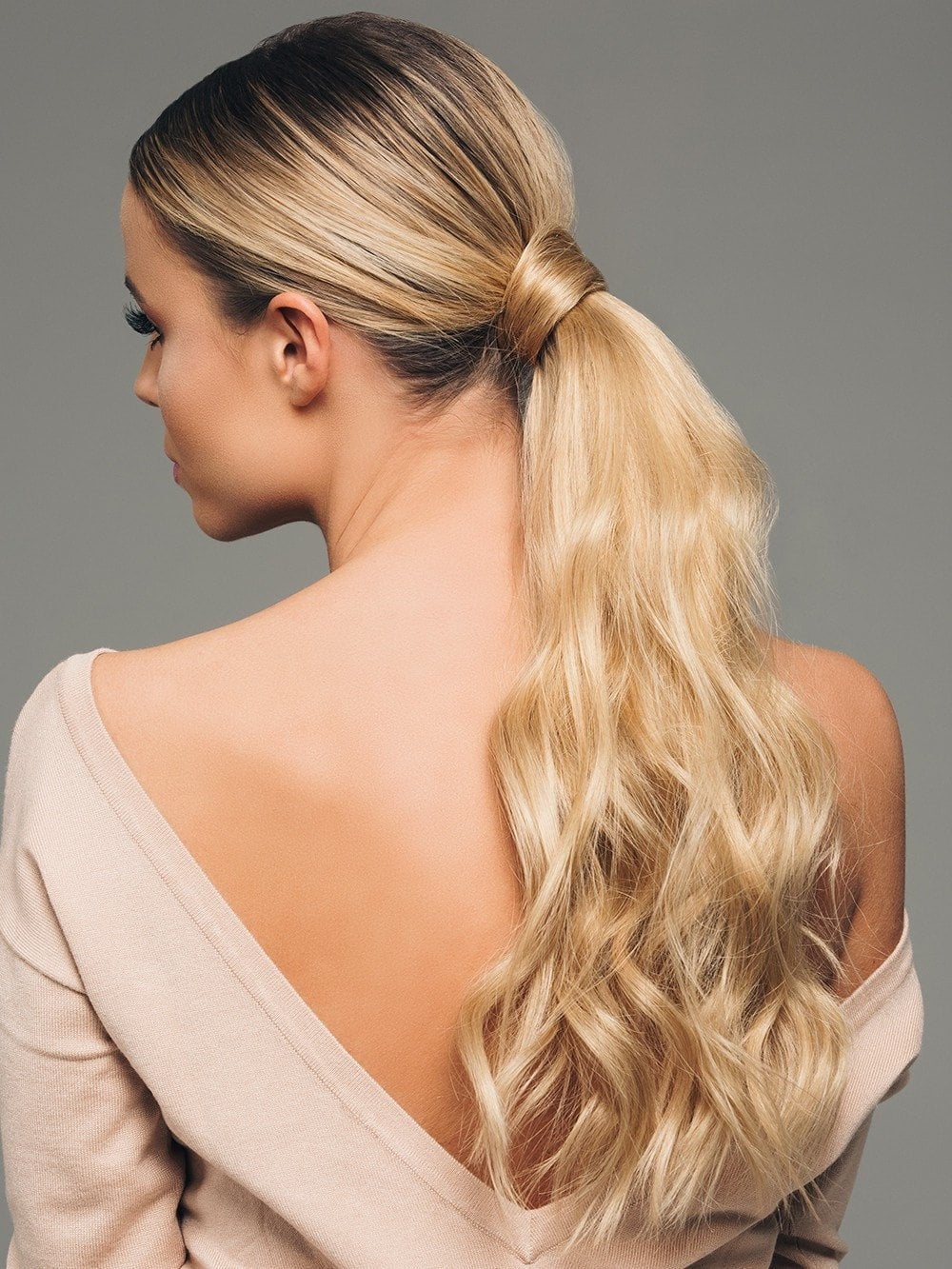 16 Human Hair Pony (1 Piece) | Wrap-Around Ponytail - Image 5