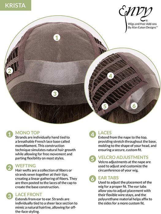 Krista | Human Hair / Synthetic Blend Lace Front Wig (Mono Top) - Image 11