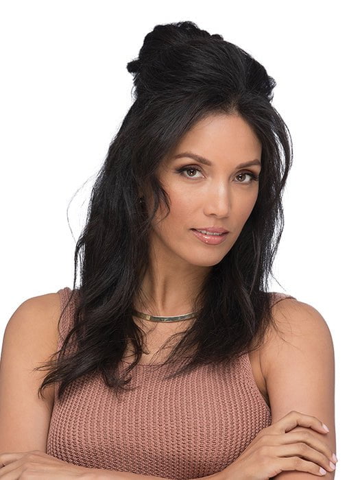 Glow French 8 | Human Hair Topper (Mono Top) - Image 2
