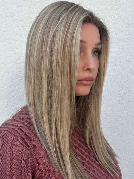 Veronica | Human Hair/ Synthetic Blend Wig (Mono Top) - Image 9