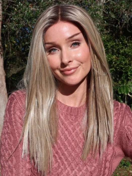 Veronica | Human Hair/ Synthetic Blend Wig (Mono Top) - Image 8