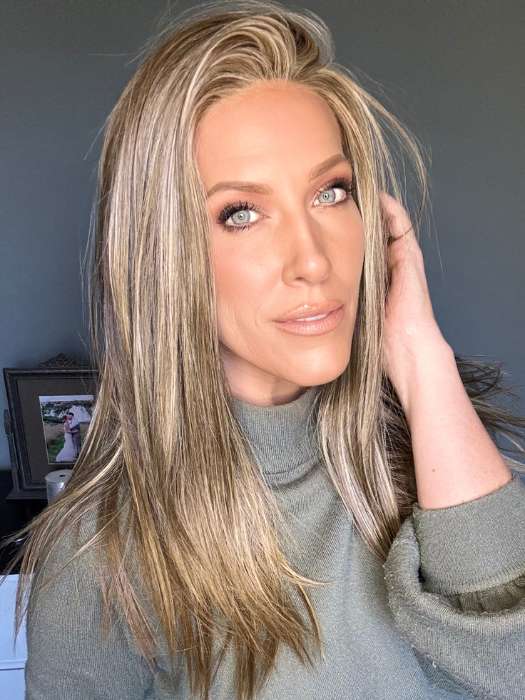 Veronica | Human Hair/ Synthetic Blend Wig (Mono Top) - Image 5