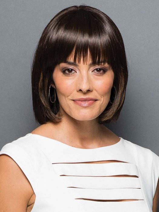 Faux Fringe | Synthetic Hair Topper (Mono Part) - Image 6